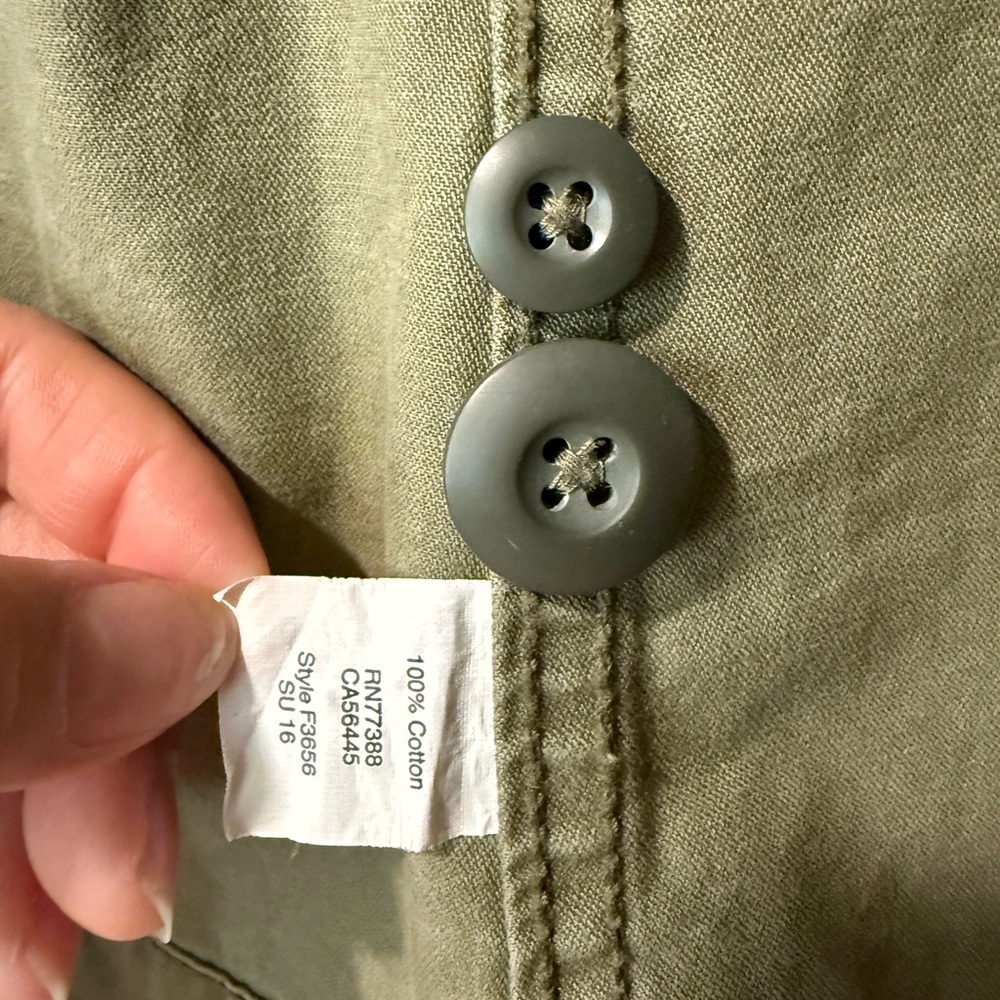 Madewell Olive Green Women's Utility Jacket Size XS - Picture 9 of 9